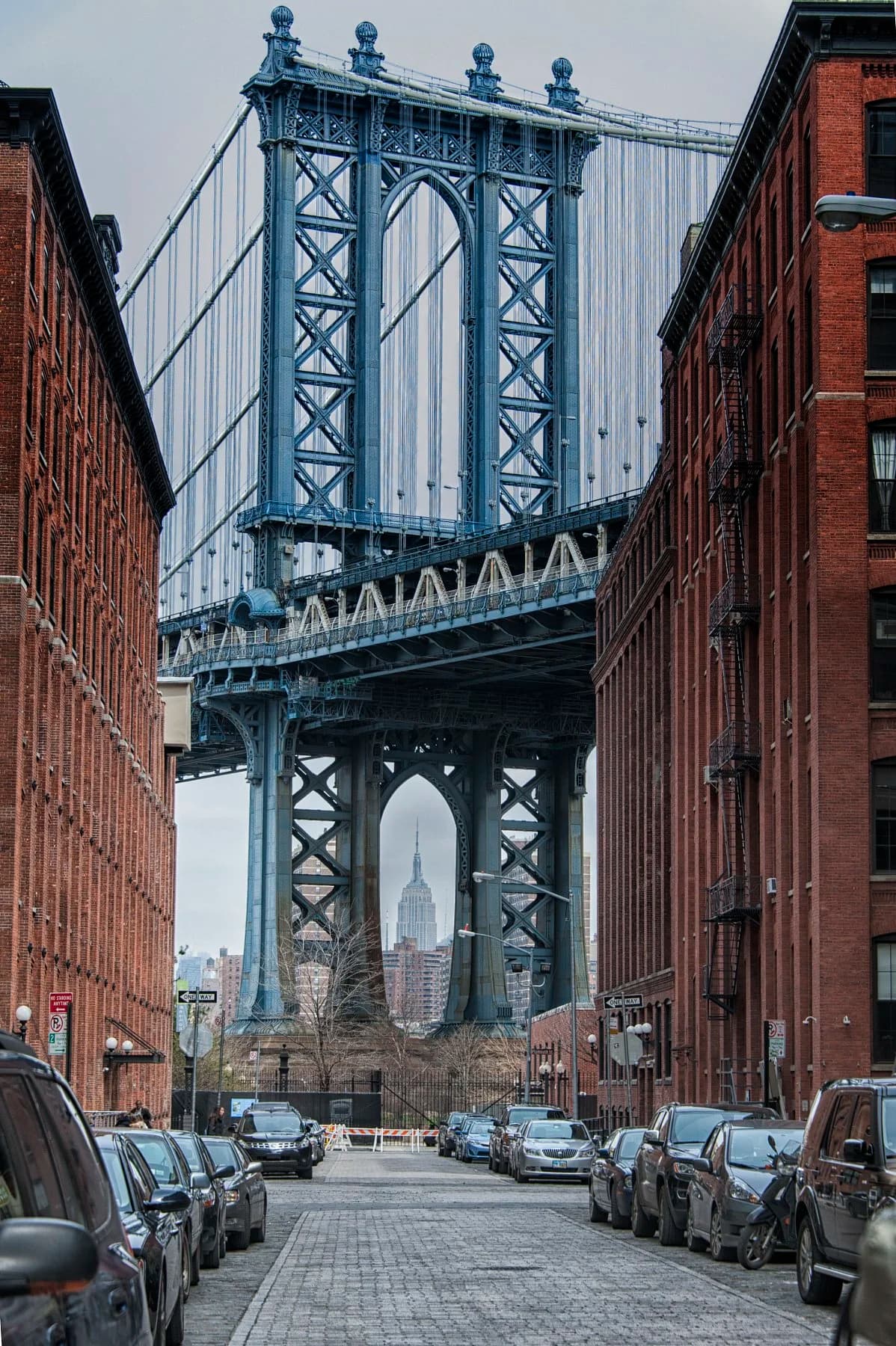 View through the bridge